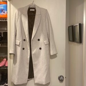 Brand new , mango pea coat